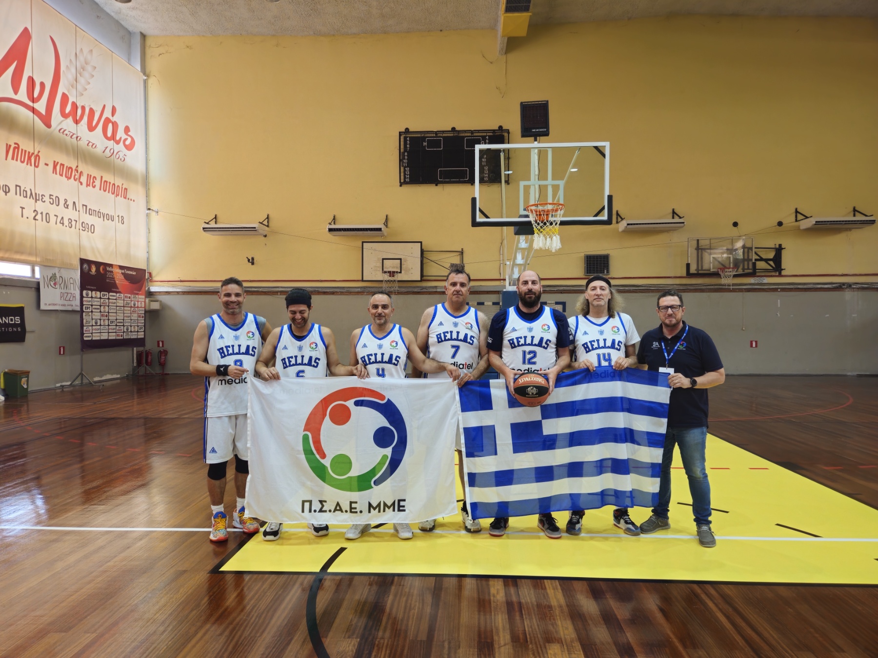 Ελληνικός «εμφύλιος» για την ομάδα 40+ του Π.Σ.Α.Ε ΜΜΕ στο 13ο Ευρωπαϊκό Πρωτάθλημα Μπάσκετ Βετεράνων